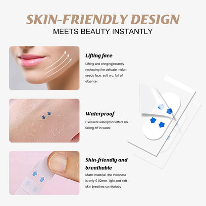 40/120Pcs Invisible Face Stickers V Shape Neck Eye Double Chin Lift Tapes Patch for Ladies Christmas Holiday Gifts